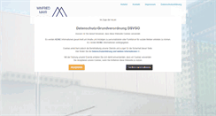 Desktop Screenshot of metallbau-mayr.de